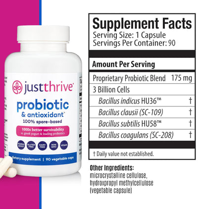 Just Thrive Probiotic - 90 Day Supply